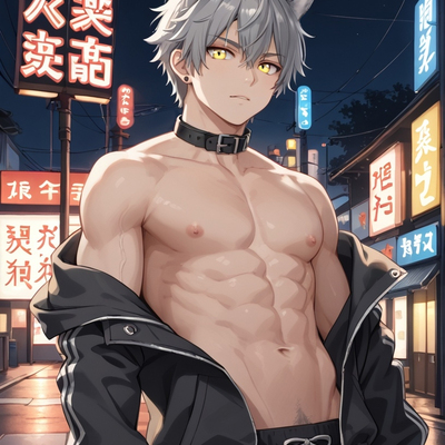 Akihiko kai, red light district print! (signed by me!)