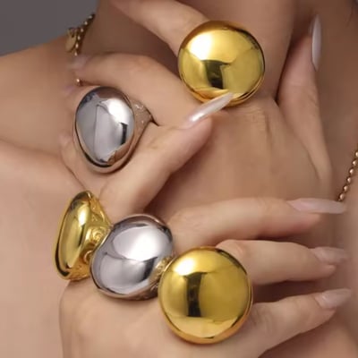Whatsupchic domed ring 