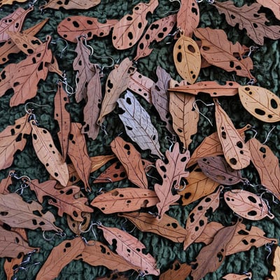 Leaf earrings [email to choose]