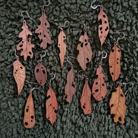 Leaf Earrings [email to choose] - Thumbnail 1