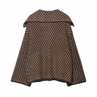 Retro high-end plaid sweater jacket - Thumbnail 2