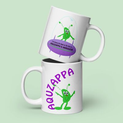 Coffee mug with space character 