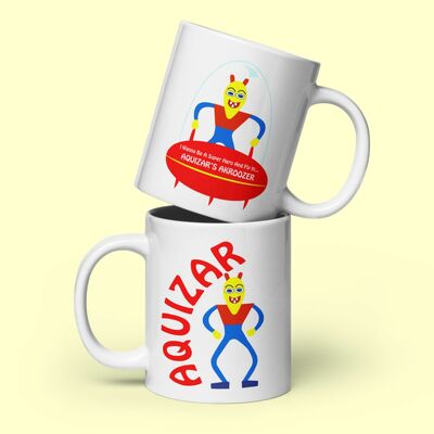 Superhero Flying Car Coffee Mug