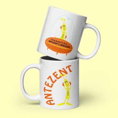 Flying Machine Friends Mug