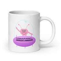 Flying Machine Cartoon Mug - Thumbnail 2
