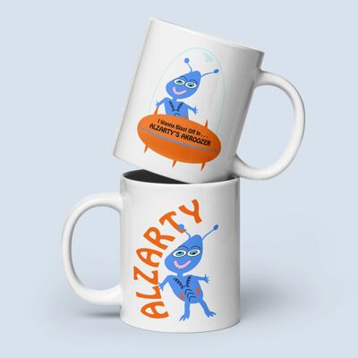 Cute alien mug buddy