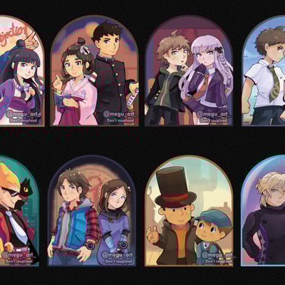 Mystery duos keychains