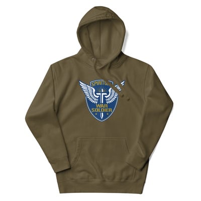 Spiritual war soldier unisex hoodie