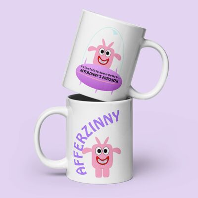 Happy little alien mug