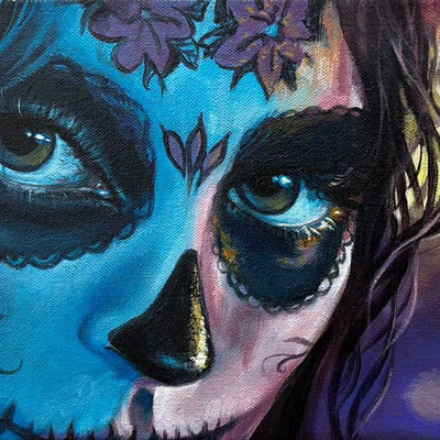"dead eyes" original painting