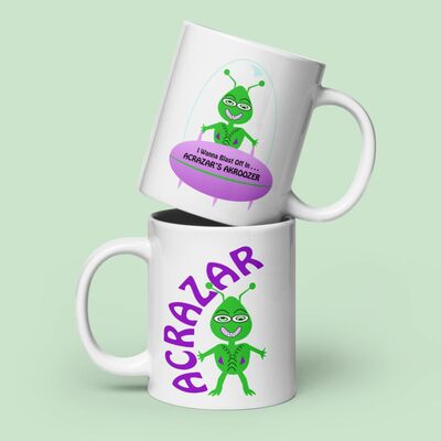 Fly Away Space Hero Mug