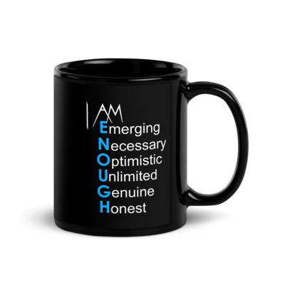 I am enough word power mug