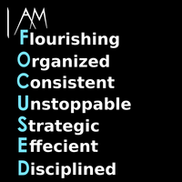 I Am Focused Word Power Mug - Thumbnail 2