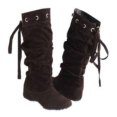 Slouchy drawstring boot 