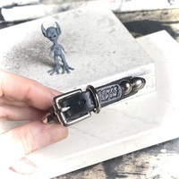 1/2” wide 1-row bullet stud wristband - Thumbnail 9