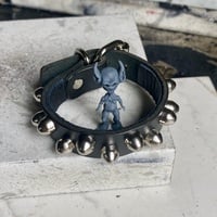 Staggered bullet stud wristband - Thumbnail 4