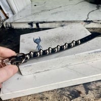 Staggered bullet stud wristband - Thumbnail 6