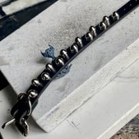 Staggered bullet stud wristband - Thumbnail 9