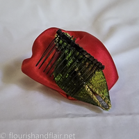 Rose Hair Comb - Thumbnail 2