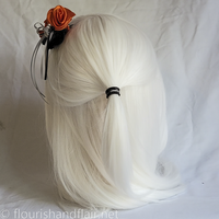 Small Halloween Rose Hair Clip - Thumbnail 2