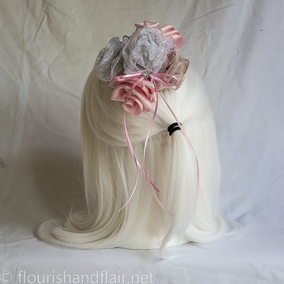 Good witch pink and silver hair accessory