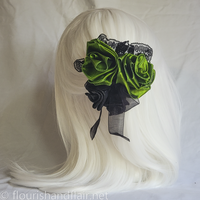 Wicked Witchy Green and Black hair accessory - Thumbnail 1