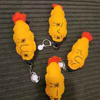 Felt Shrimp tempura keychain - Thumbnail 2