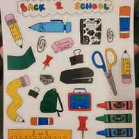 Back 2 Skool Sticker Sheet - Thumbnail 1