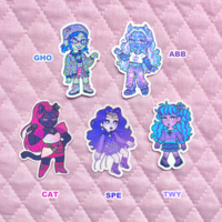 Glitter MH G3 Stickers - Thumbnail 2