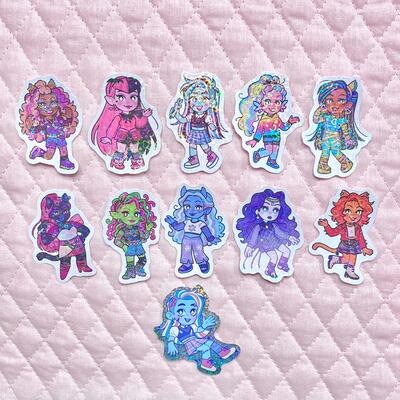 Holographic MH G3 Stickers