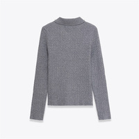 Loose pullover women's design niche temperament sweater - Thumbnail 2