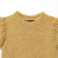 Round neck loose women's design niche temperament sweater - Thumbnail 3