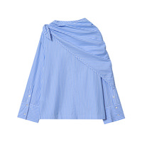 Long fashionable loose casual niche shirt top - Thumbnail 2