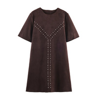 Design sense niche versatile slim casual dress - Thumbnail 4