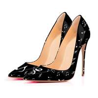 Graffiti high heels 12CM 2 colors - Thumbnail 3