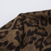 Light mature style leopard print sleeveless design niche DRESS - Thumbnail 4
