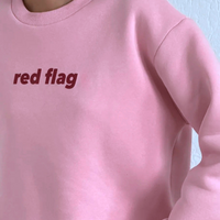 "RED FLAG" SWEATSHIRT - Thumbnail 1