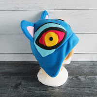 Blue Kkachi Horangi Tiger Fleece Hat  - Thumbnail 2