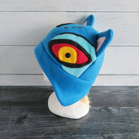 Blue Kkachi Horangi Tiger Fleece Hat  - Thumbnail 3