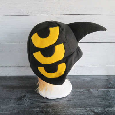 3 eyes bird fleece hat 