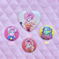 MH Buttons - Circle & Heart-Shaped - Thumbnail 3