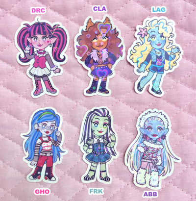 MH G1 Holographic Stickers