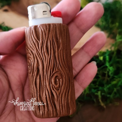 Woodland lighter case