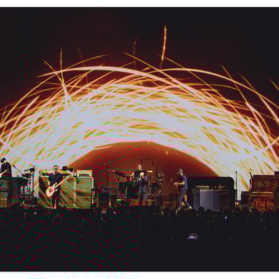 "scared of fear" sacramento 24.05.13 - pearl jam dark matter tour - large giclée print 24" x 16"