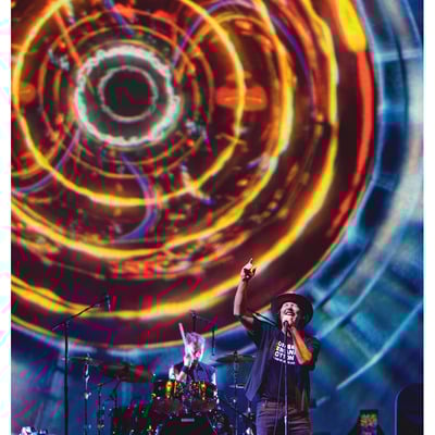 "setting sun ii" sacramento 24.05.13 - pearl jam dark matter tour - large giclée print 16" x 24"