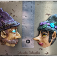 Elf couple magnet set - Thumbnail 1