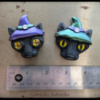 Witchy Cats magnet set  - Thumbnail 1
