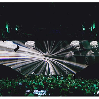 "running" las vegas 24.05.18 - pearl jam dark matter tour - large giclée print 24" x 16"