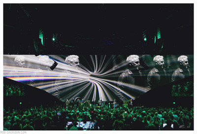 "Running" Las Vegas 24.05.18 - Pearl Jam Dark Matter Tour - large giclée print 24" x 16"