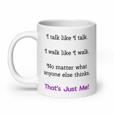 I talk like i talk mug